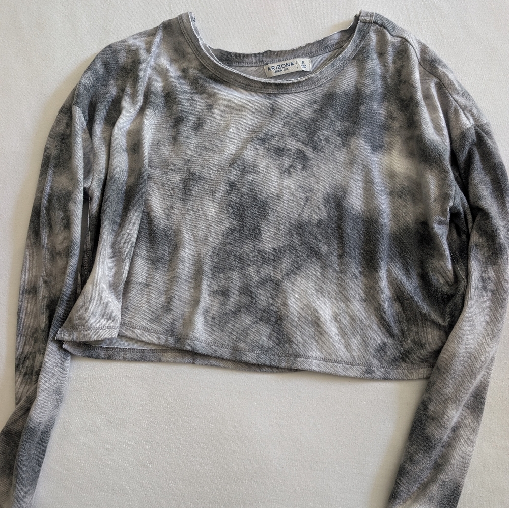 Tie-Dye Crop Top sweater shirt